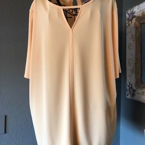 Yellow Short Sleeved Chico's Top